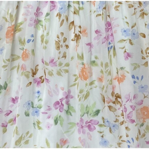 Rue 21 - Women's Summer Sleeveless High Low Hem Ruffle Floral Dress - White - M - Picture 10 of 16